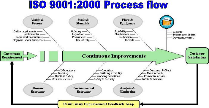 ISO 9001 Process Flow Chart