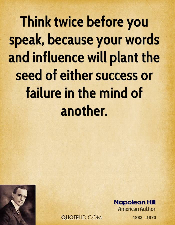 Think Before Speaking Quotes. QuotesGram