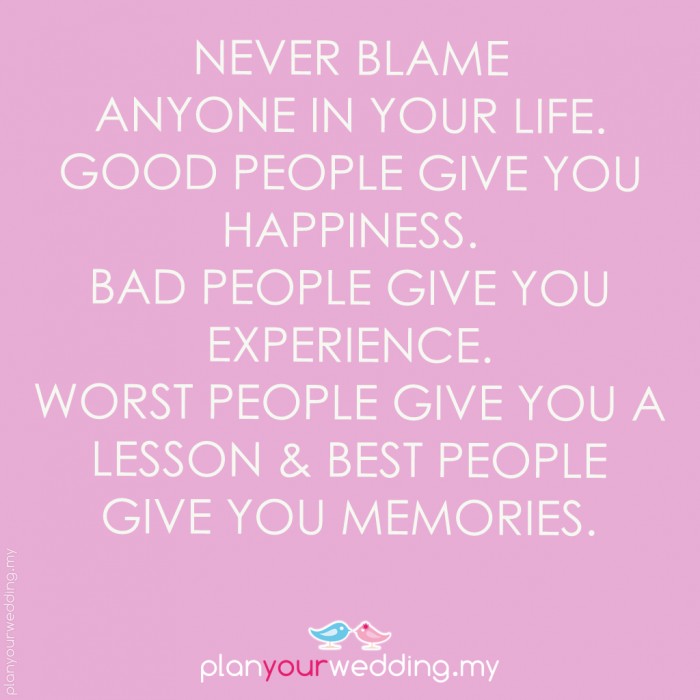 Quotes You Should Never Blame