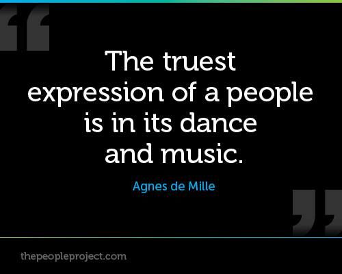 Agnes de Mille Quotes. QuotesGram