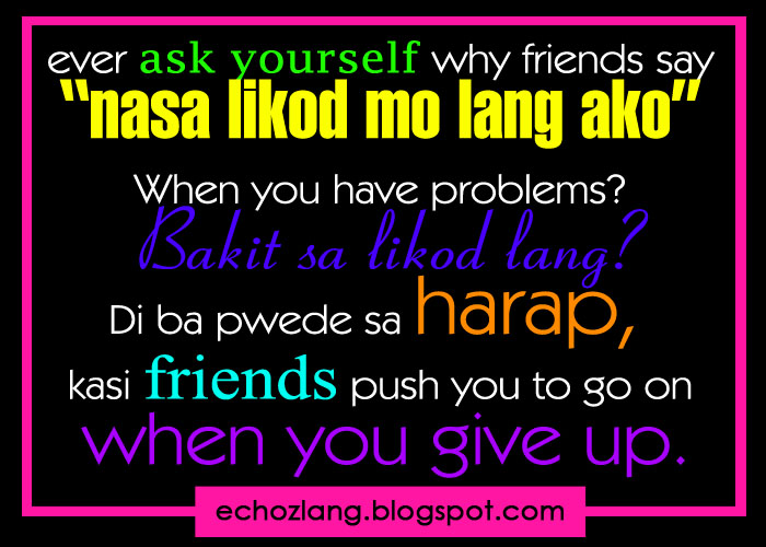 Friendship Quotes Tagalog. QuotesGram