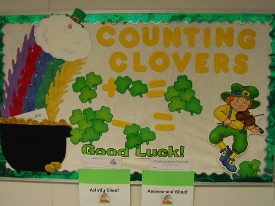 Delightful march themed bulletin boards Quotes For March Clover Themed Quotesgram