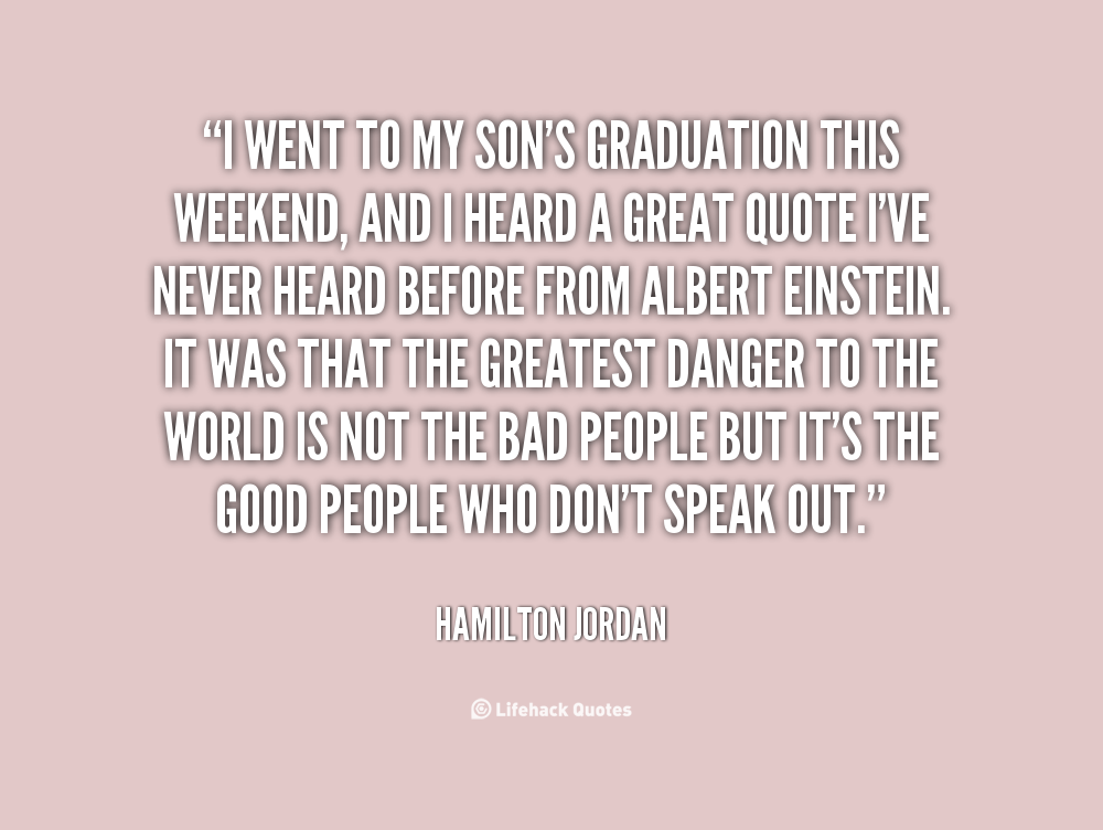 Graduation Quotes For Son. QuotesGram