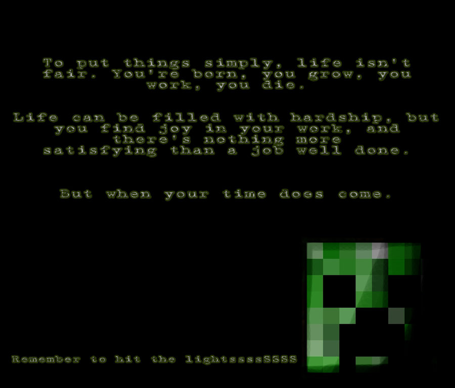 Background Creeper Minecraft Face