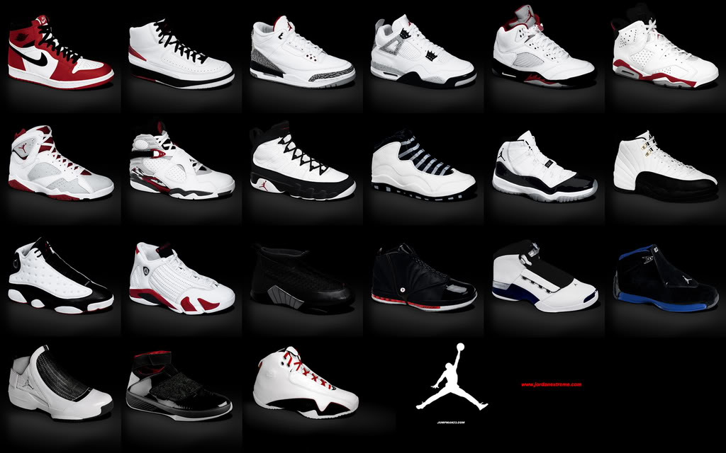 pictures of all michael jordan shoes 