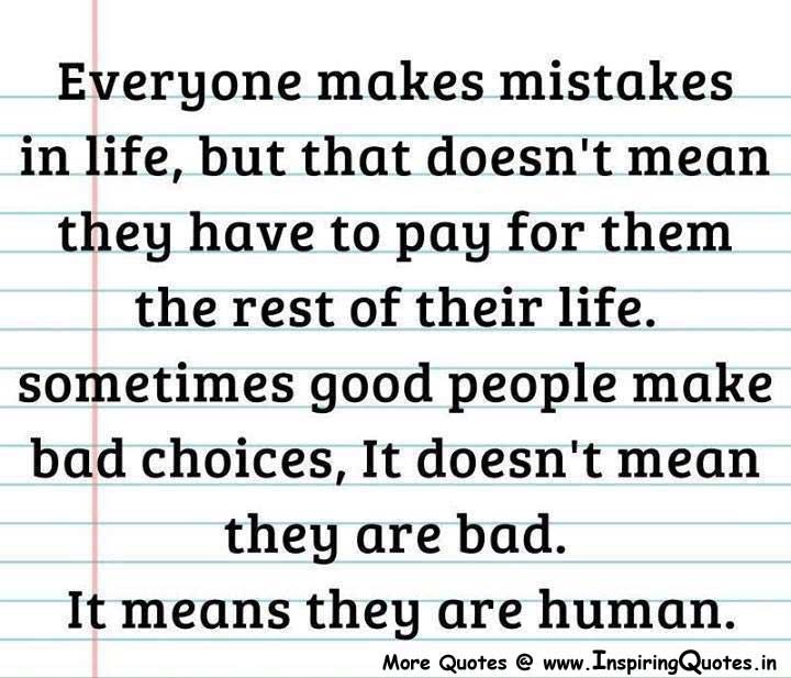 Mistakes And Regrets - Love Quotes