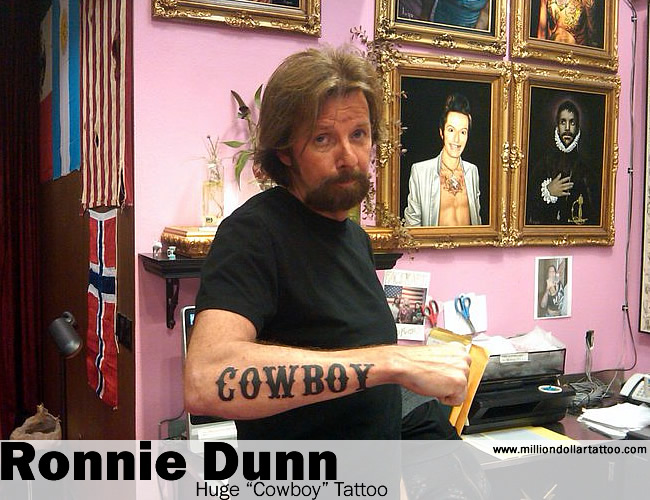 All Access Nash Icon Ronnie Dunn Tattooed Heart Jack Daniels Damn  Drunk All 