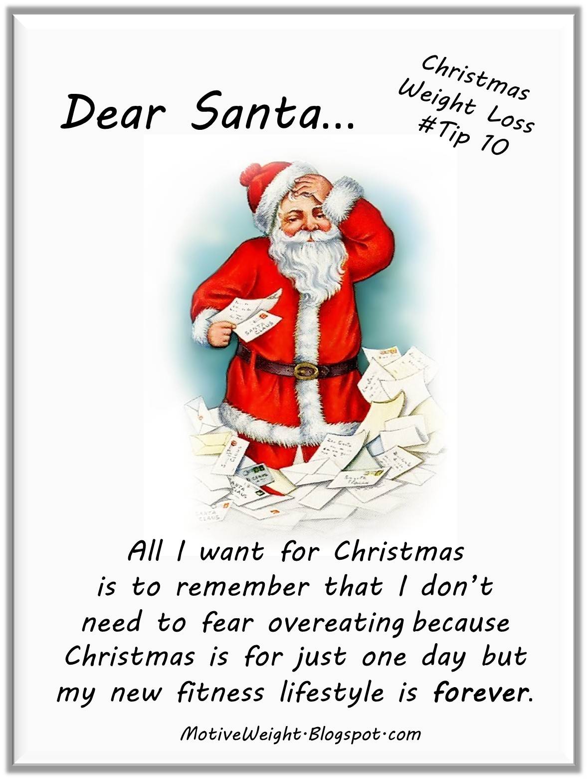 Christmas Weight Loss Tip