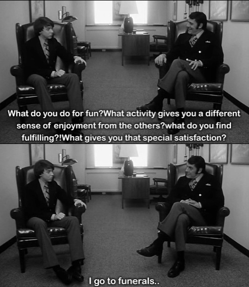 Existential Quote from Harold and Maude