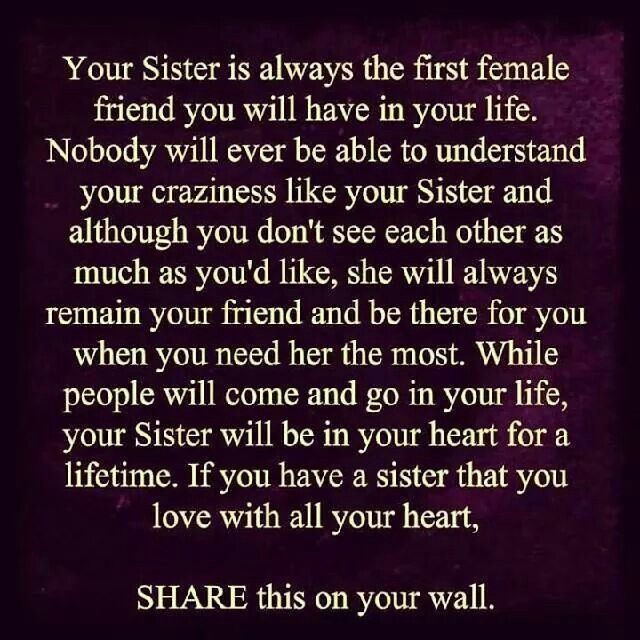 Heart Touching Lines For Sister Crazy Quotes Little Sisters. Quotesgram