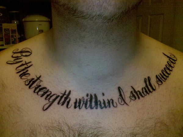 41+ Quotes Tattoos On Chest