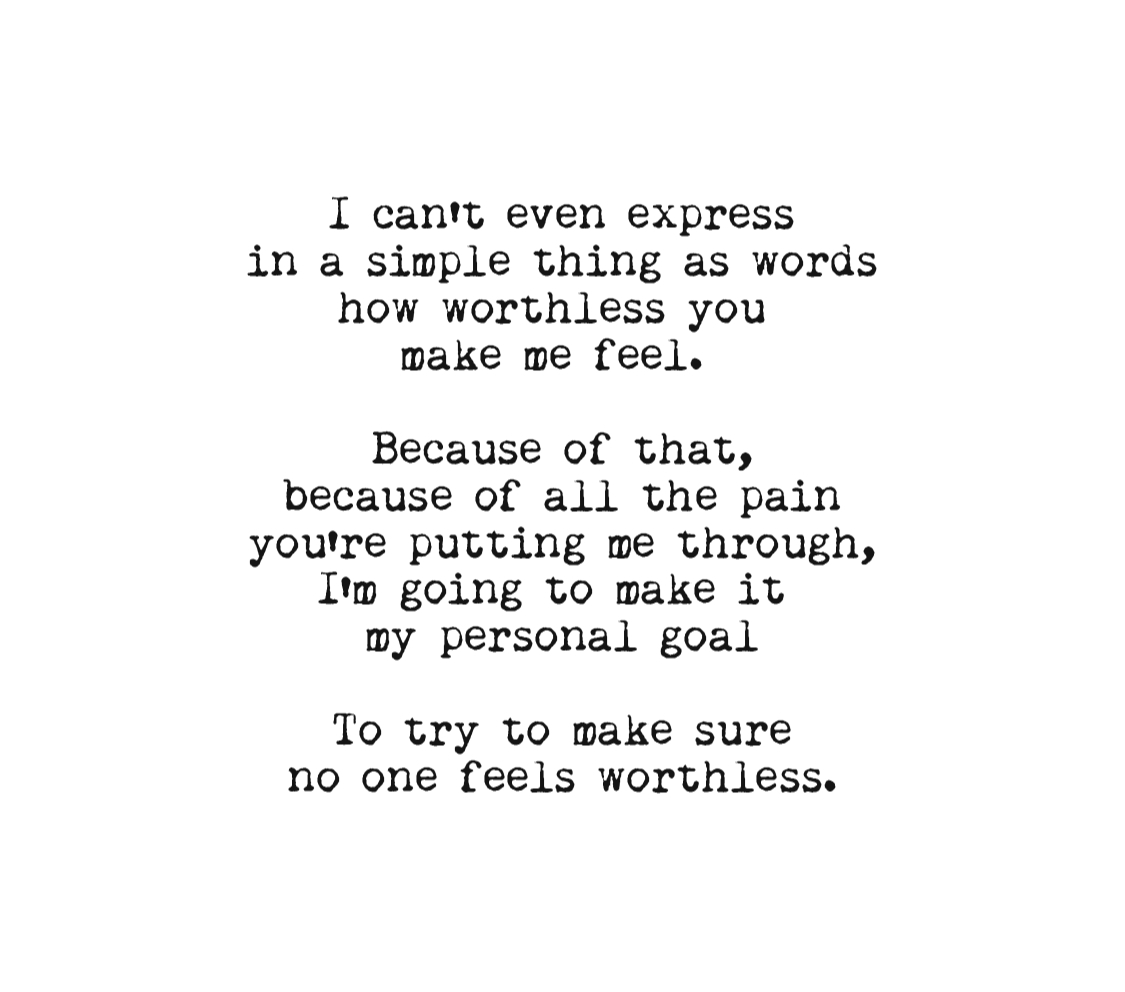 Quotes About Feeling Worth Less.