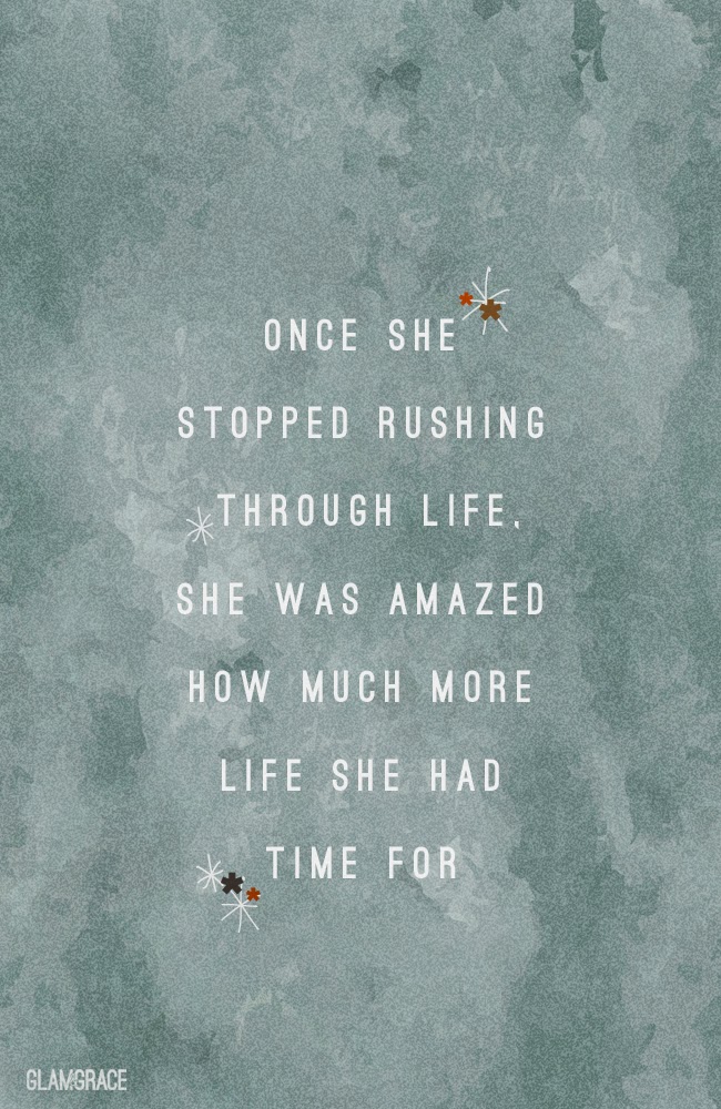 Quotes About Rushing Through Life. QuotesGram
