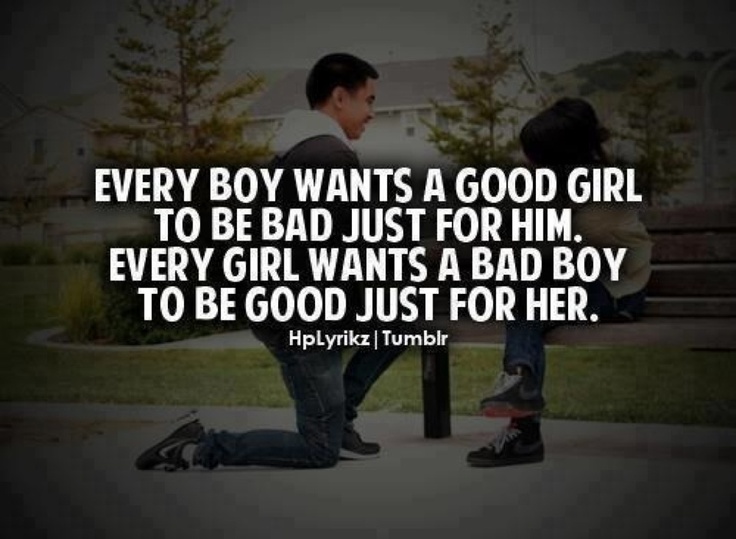 Why girls want bad boys