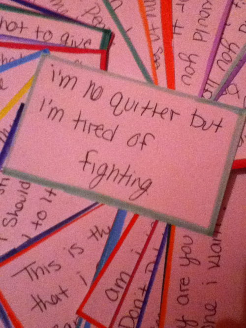 Tired Of Fighting Quotes. QuotesGram