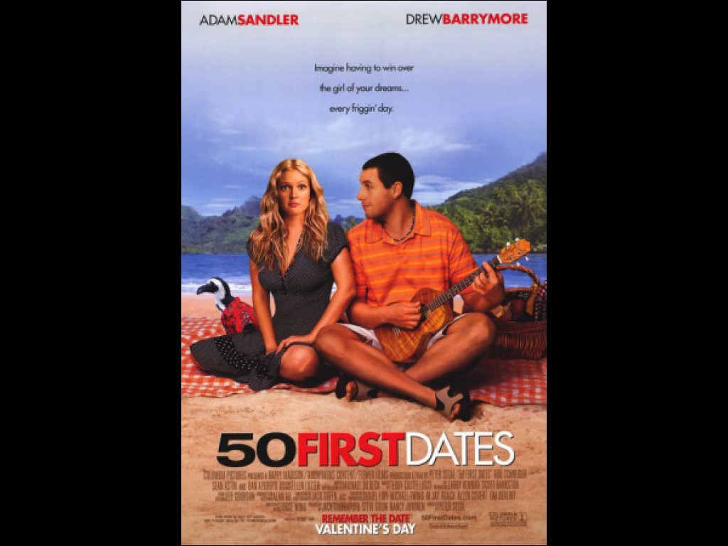 50 first dates movie poster hd