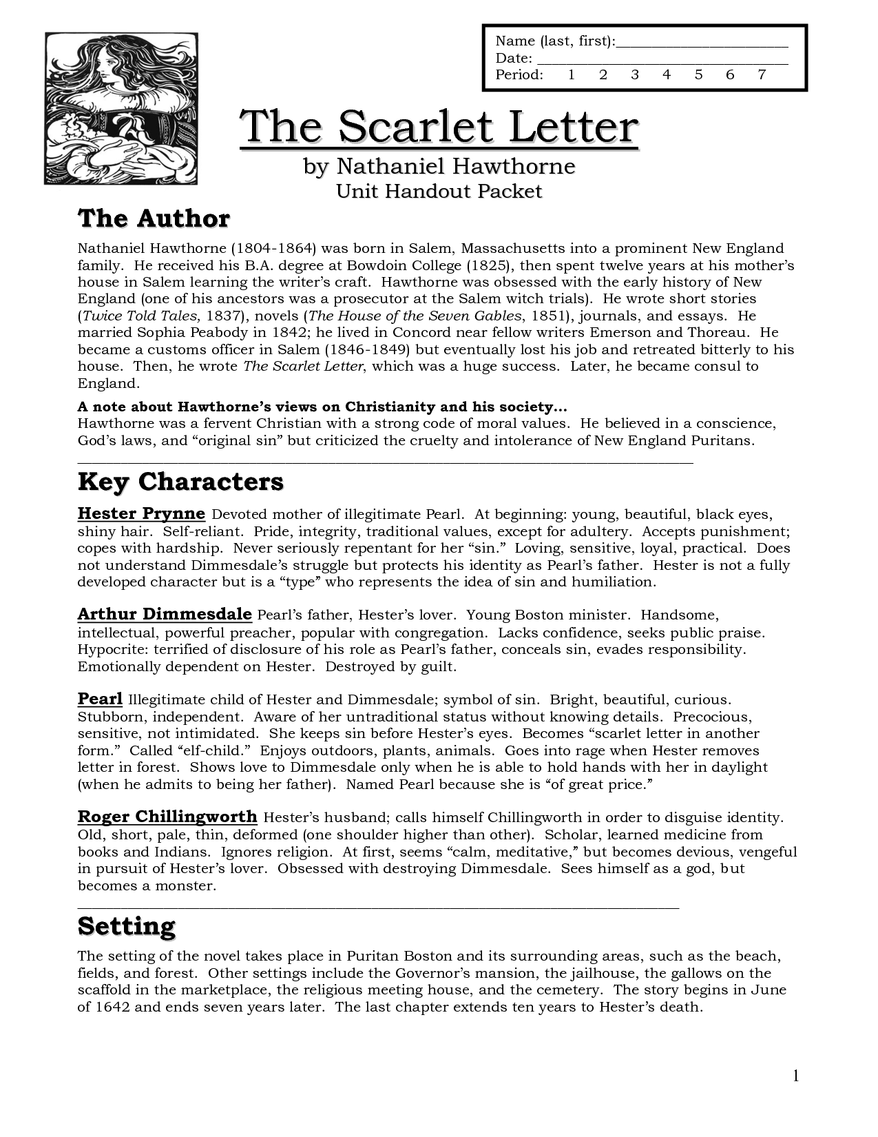 Реферат: Scarlet Letter Scaffold Scenes Essay Research Paper