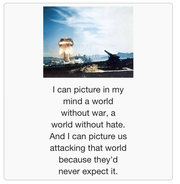 Deep Thoughts Jack Handey Quotes about irony