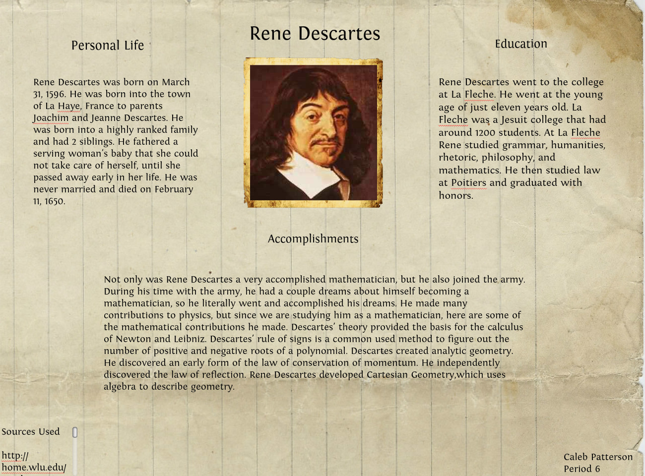 Descartes Mathematician Quotes Quotesgram.