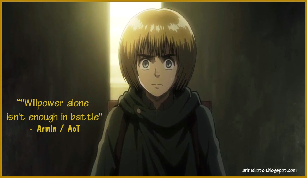 Attack On Titan Armin Quotes. QuotesGram