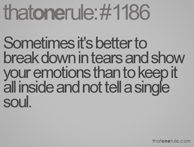 break someone down
