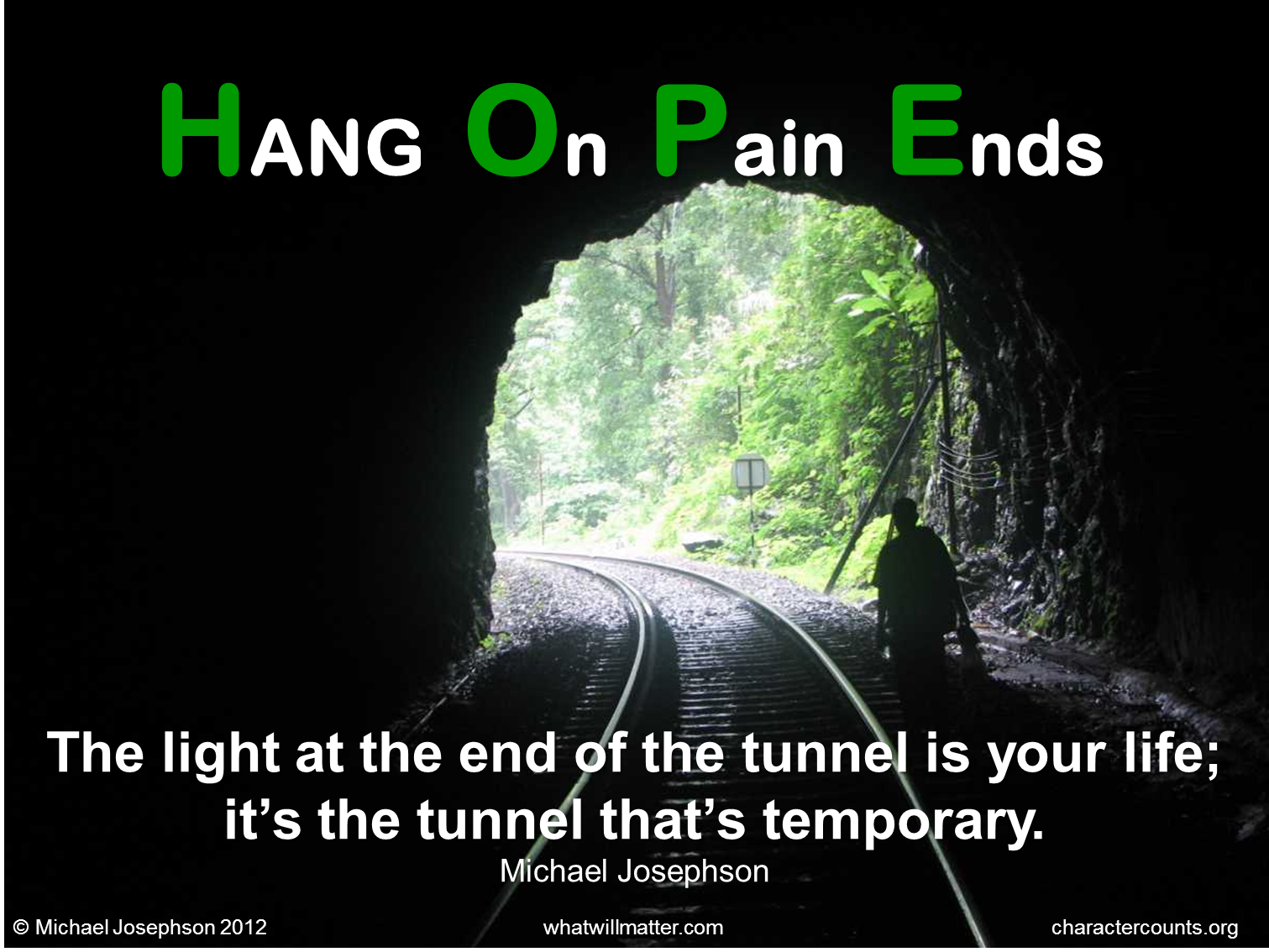 Light In The Tunnel Quotes Quotesgram