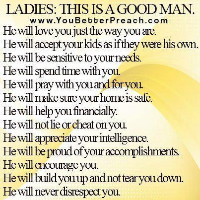 A good man quotes makes what Real Man
