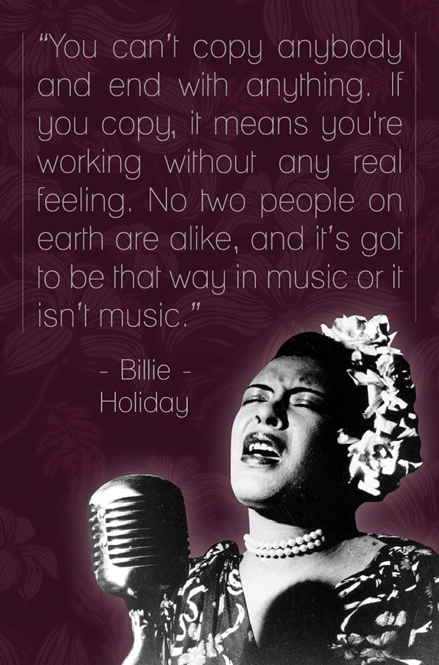 Billie Holiday Love Quotes QuotesGram