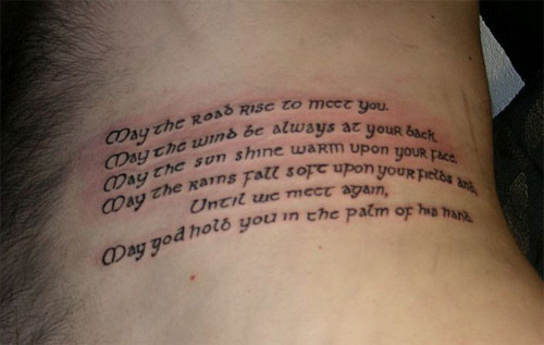 Irish Quotes About Life Tattoos. QuotesGram
