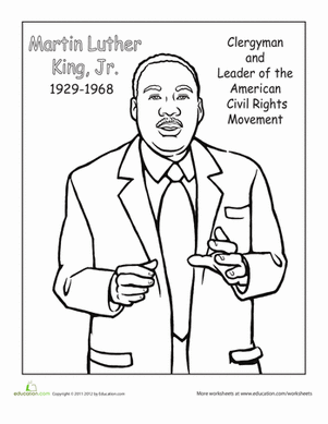 worksheets printable mlk quotes quotesgram coloriage de loup noir et blanc