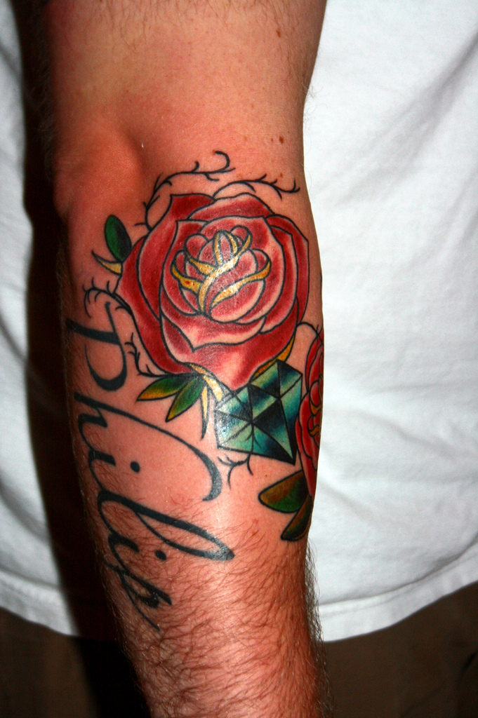 Rose Tattoos With Quotes On Arm. QuotesGram