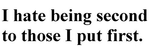 Being Second Best Quotes Quotesgram
