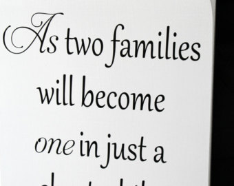 Two Families Become One Quotes Quotesgram Two Families Become One Quotes Quotesgram