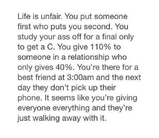 Why Life Is Unfair Quotes QuotesGram why-life-is-unfair-quotes-quotesgram