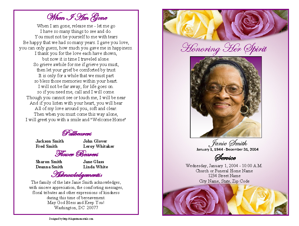 Funeral Program Quotes. QuotesGram