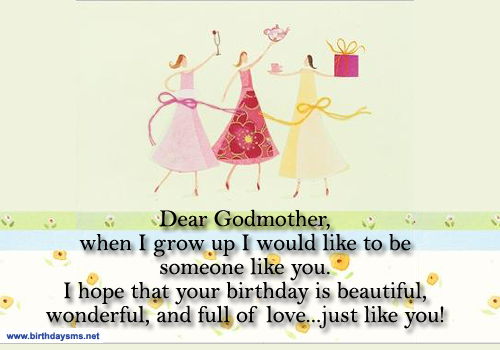 Birthday Quotes For Godmother Quotesgram