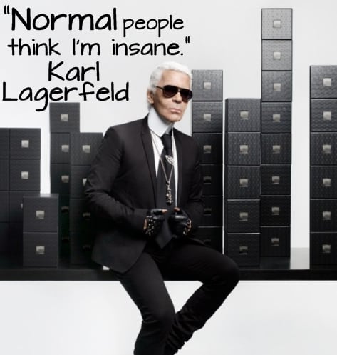 Fashion Designer Karl Lagerfeld