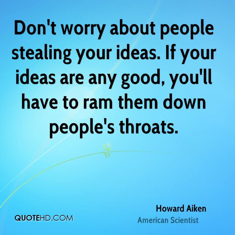 Stealing Ideas Quotes. QuotesGram