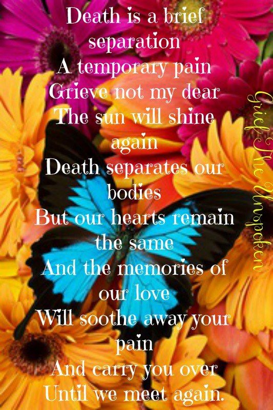 Poem love until we meet again Death Of