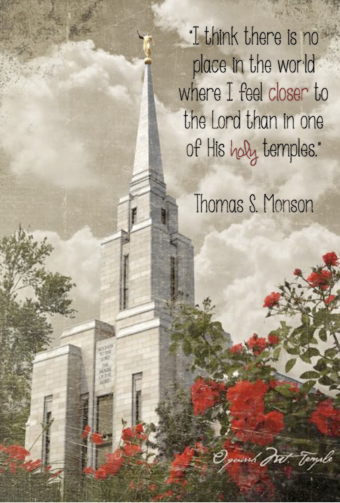 Lds Temple Quotes