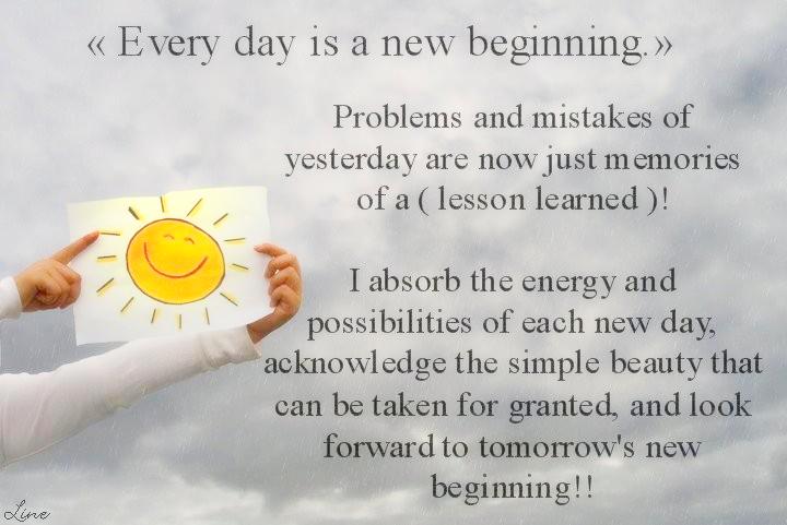 New Day New Beginning Quotes Quotesgram
