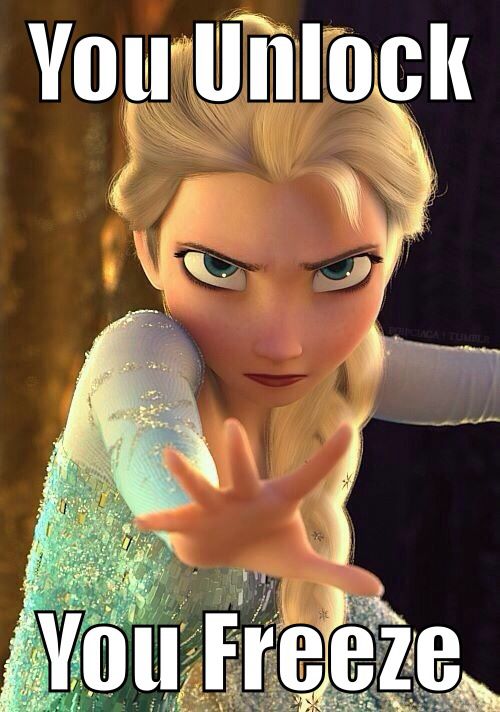 frozen humor