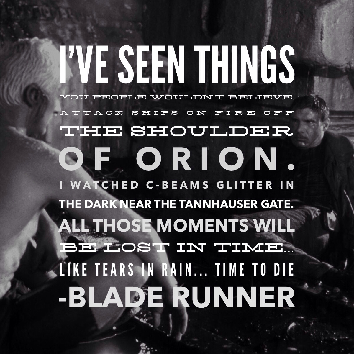 blade runner quotes