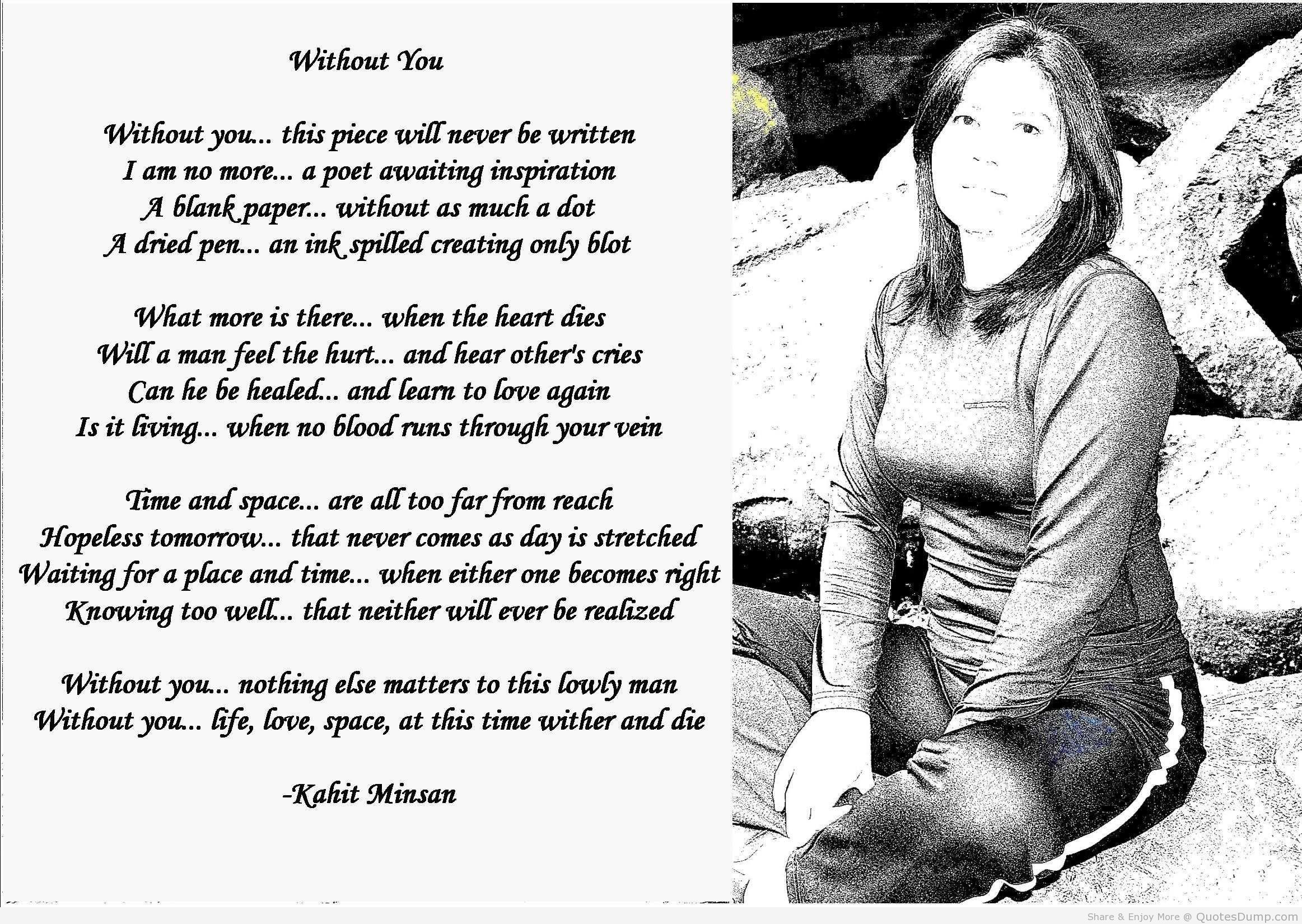 Living Without You Quotes. QuotesGram