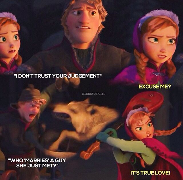 640px x 629px - Anna And Kristoff Funny Frozen Quotes. QuotesGram