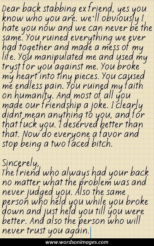 Backstabbing Co Worker Quotes And Sayings. QuotesGram