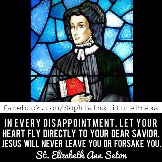 St.elizabeth Ann Seton Quote / His Hands St Elizabeth Ann Seton Quote