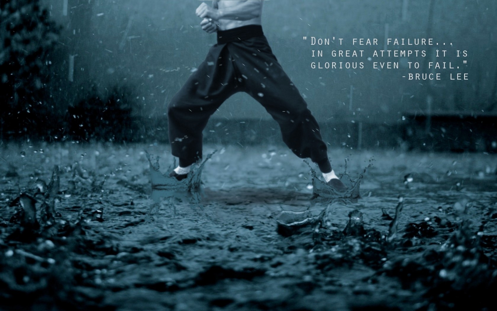 Bruce Lee Quotes Water Wallpaper Quotesgram