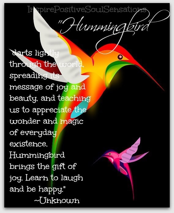 Inspirational Hummingbird Quotes. QuotesGram
