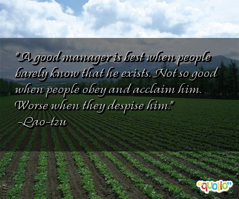 Great Quotes About Managers. QuotesGram